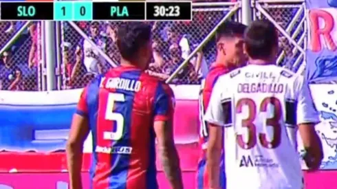 Gordillo y Delgadillo: la foto viral del partido de San Lorenzo - Platense