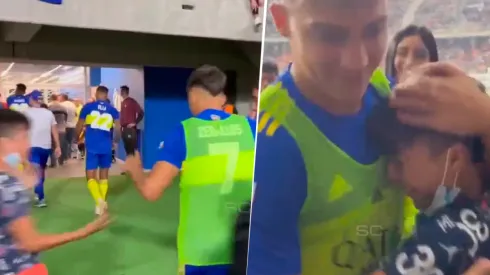 VIDEO | El ejemplar gesto del Changuito Zeballos con un hincha de Boca
