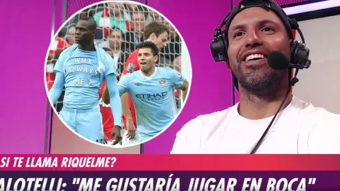 Balotelli le confesó al Kun Agüero sus ganas de jugar en Boca: "Si me llama Román, voy"