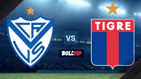 Vélez vs. Tigre por la Copa de la Liga Profesional.
