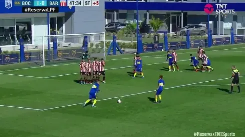 VIDEO | La Reserva de Boca ganó por 2-0 y el segundo fue un golazo de tiro libre