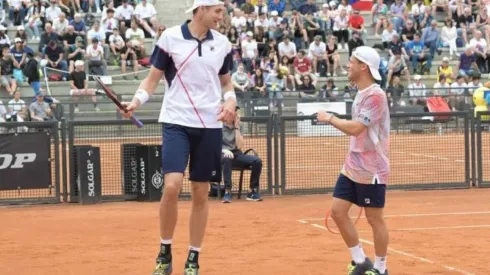 ¡38 centímetros de diferencia! El Peque Schwartzman y el Gigante Isner ganaron en Roma