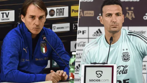 Mancini y Scaloni, ante la chance de convocar al mismo jugador.