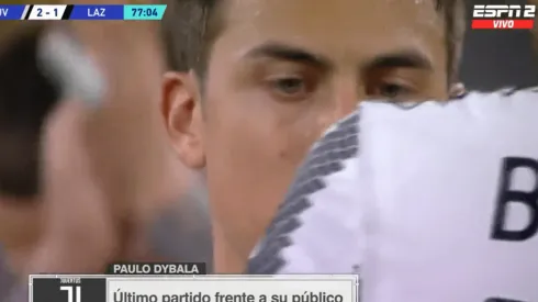 VIDEO | El llanto de Dybala en su último partido con la Juventus