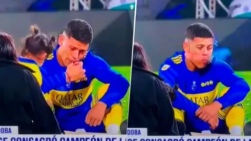 VIDEO | El curioso festejo de Marcos Rojo con... ¡un cigarrillo!