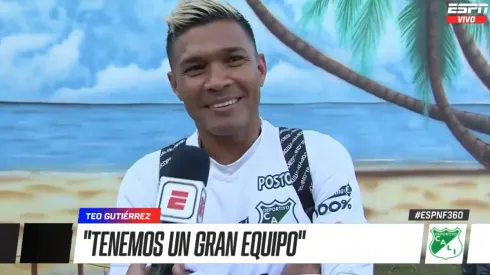 Teo y un mensaje para los hinchas de River.
