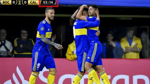 El gol de Varela, clave para Boca.