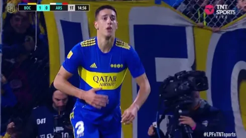 VIDEO | Debutó en las redes y abrió el marcador para Boca: por medio de Sández le gana a Arsenal