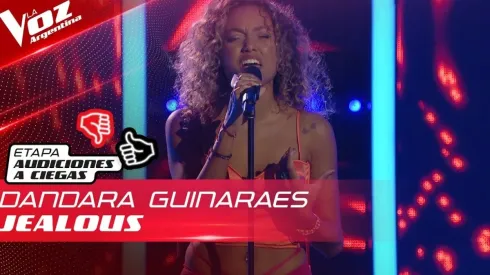 Dandara Guinaraes, participante de La Voz Argentina 2022.
