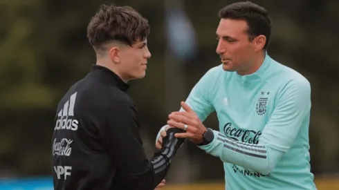 El posteo bien argentino de Garnacho tras su primer torneo con la Selección