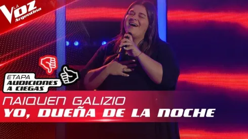 Naiquen Galizio cautivó al jurado.