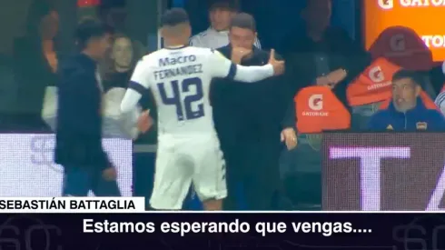 VIDEO | El diálogo entre Battaglia y Equi Fernández: "Estamos esperando que vengas"