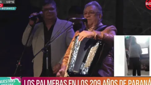 La desafortunada frase de uno de Los Palmeras en pleno recital: "Colón es como los violadores"