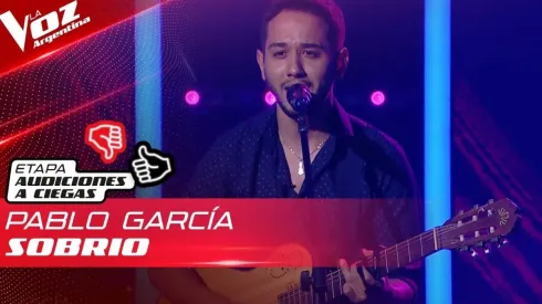 Pablo García cantó "sobrio" de Maluma.
