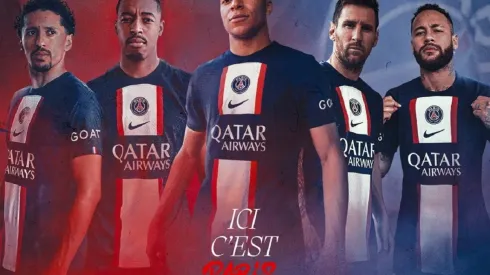 Con Messi como modelo de lujo, PSG presentó la nueva camiseta para esta temporada