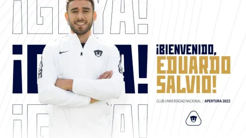 Con una referencia a Boca, Pumas presentó a Salvio como refuerzo
