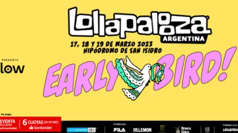 Los Early Birds salen HOY a la venta.
