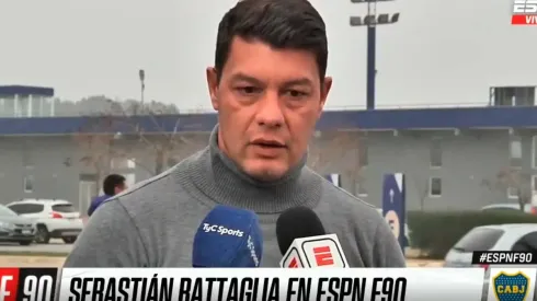 Sorpresa: Battaglia pidió hablar y explicó la polémica frase sobre los refuerzos