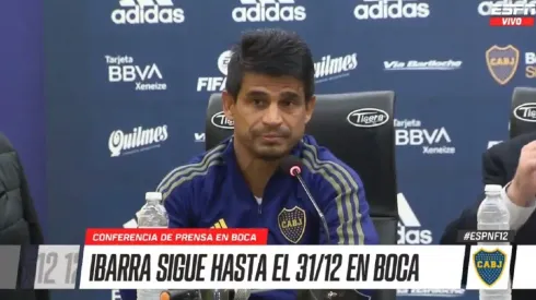 Fin del misterio: Ibarra explicó por qué sacó del equipo a Izquierdoz