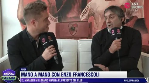 Francescoli y un nuevo refuerzo de River.