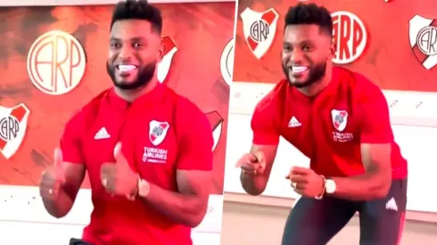 VIDEO | Furor en River por "El Colibrí", el famoso baile de Borja