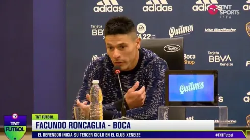 "Un lapsus": el particular blooper que se dio en la presentación que Boca le hizo a Roncaglia