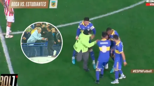 VIDEO | El sobrino de Rojo se metió a la cancha tras el gol de su tío en Boca