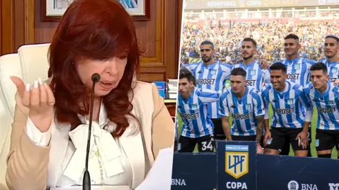 El jugador de Racing que nombró Cristina Kirchner en su descargo al Senado