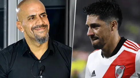 Verón y un particular mensaje con Enzo Pérez.