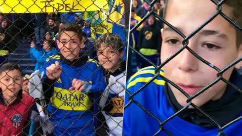 Un niño llevó un cartel a La Bombonera con un mensaje especial para uno de los cracks de Boca: "Lo necesitamos"