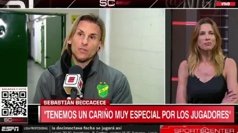 La picante pregunta de Alina Moine a Beccacece sobre Gallardo que llamó la atención en Boca