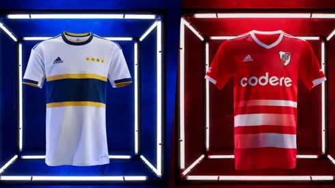 Presentaron oficialmente las camisetas alternativas de Boca y River.
