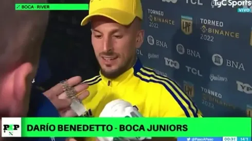 Dos perlitas de Benedetto: el amuleto que le dio un hincha y su picante frase a todos los que "salen a hablar boludeces"