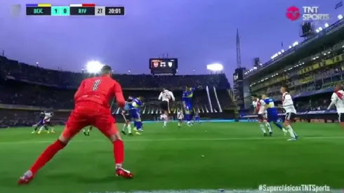 ¡No se vio! La imagen que usan los hinchas de River para quejarse del gol de Boca: "Un choreo más"