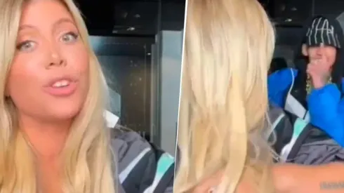 VIDEO | L-Gante quiso sorprender a Wanda Nara, pero le hizo pegar el susto de su vida