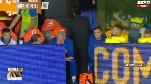 VIDEO | No se vio: el jugador de Boca que se enojó cuando lo sacaron y no quiso saludar a Ibarra