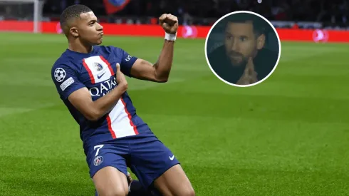 VIDEO | La reacción de Messi tras el gol de Mbappé ante Benfica
