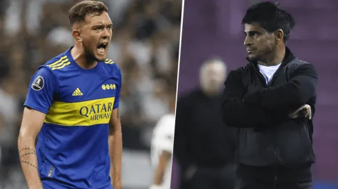 Aranda vio el partido con Newell's desde el banco.