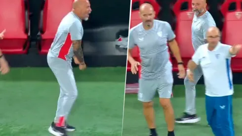 VIDEO | Enloqueció Sampaoli: le gritó un gol en la cara a Gattusso y no valió