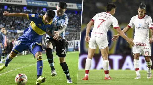 Boca, Racing y Huracán, protagonistas de la LPF.
