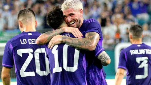 La Selección Argentina, con la cabeza en el Mundial.
