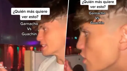 El video viral de Garnacho en un boliche: "Te mato"