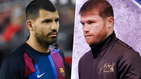 Kun Agüero defendió a Messi y cruzó a Canelo Álvarez: "No sabes de fútbol"