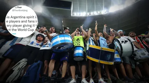 El mundo entero se rinde a los pies de la hinchada argentina en Qatar: "Insano"