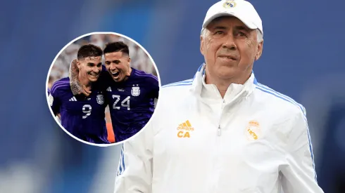 El increíble elogio de Ancelotti para Julián Álvarez y Enzo Fernández