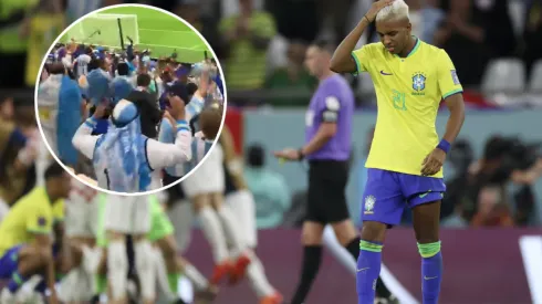 VIDEO | Brasil quedó eliminado y los hinchas argentinos se volvieron locos