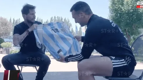 VIDEO | El especial regalo de Vignolo para Scaloni