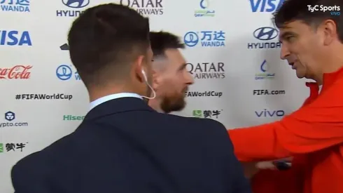 VIDEO | Después del "qué mirás bobo", Messi volvió a interrumpir una nota por un rival