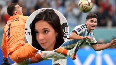 El picante tuit de Luciana Milessi tras el golazo de Julián Álvarez