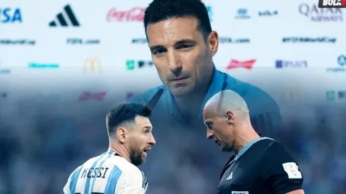 A Scaloni le preguntaron por el árbitro de la final ante Francia y no dudó.
